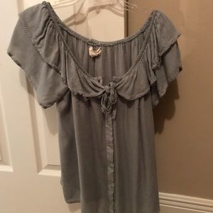 Off the shoulder shirt